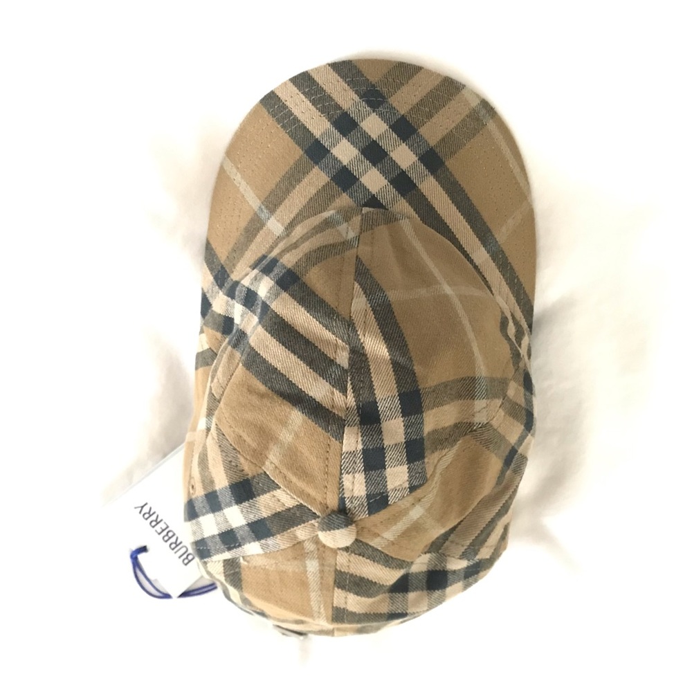 🆕 BURBERRY Unisex Twill Check Baseball Cap - Picture 5 of 11